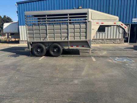 New 2026 GR Trailers Gooseneck Stock Horse Trailer 6'8"x12'