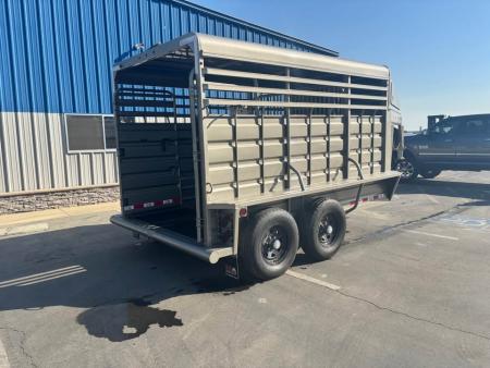 New 2026 GR Trailers Gooseneck Stock Horse Trailer 6'8"x12'