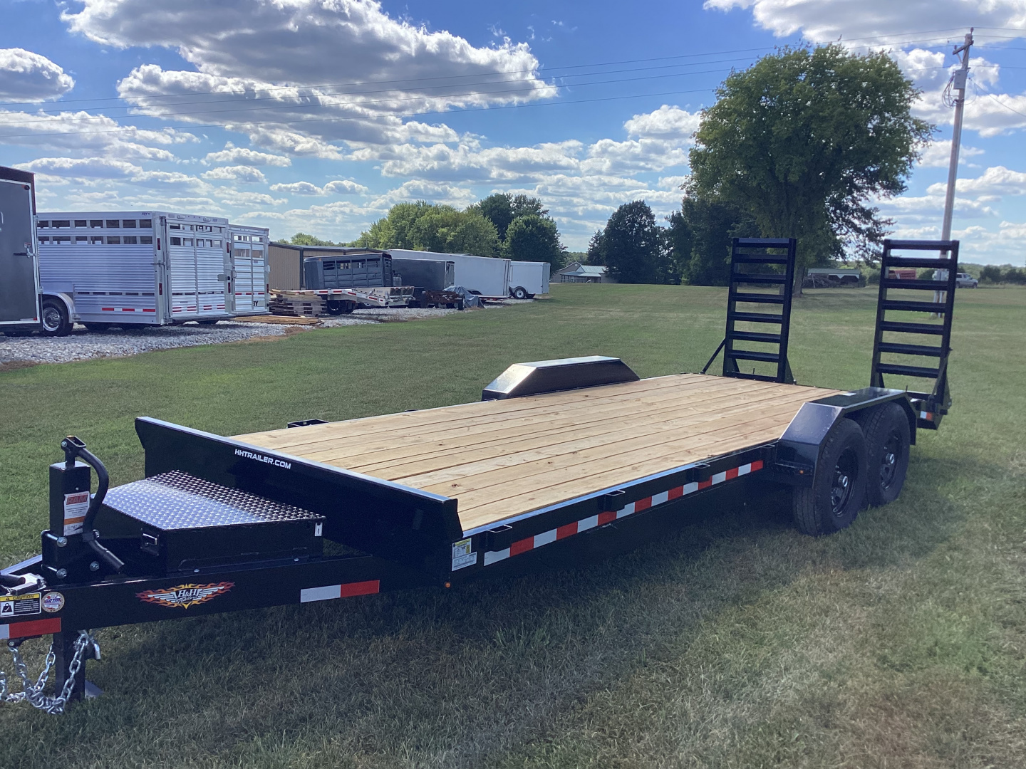 New 2025 H&H Trailers 18+2 Equipment Trailer, 14K