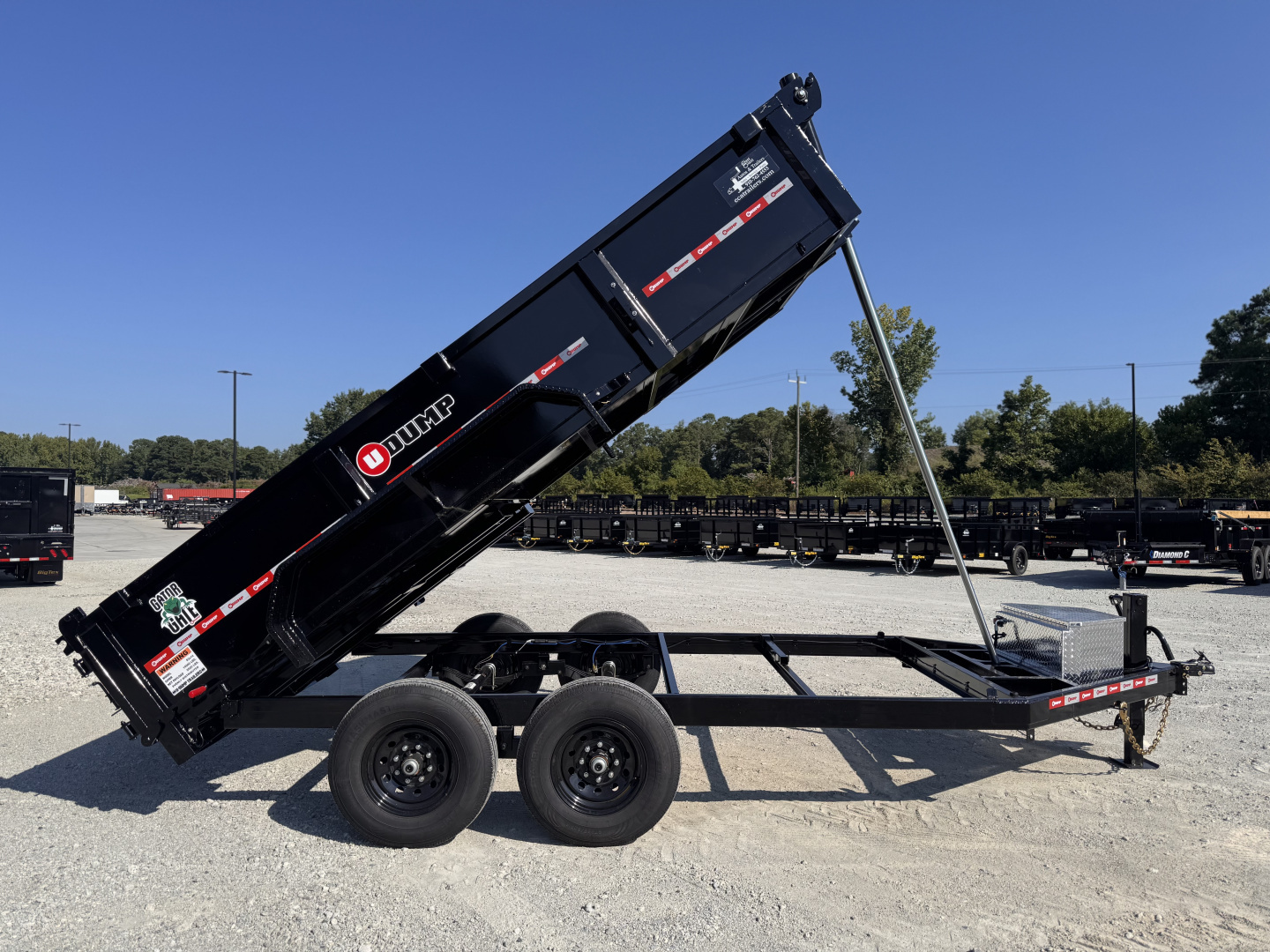 New 2025 U DUMP TRAILERS LLC 7x14 14K