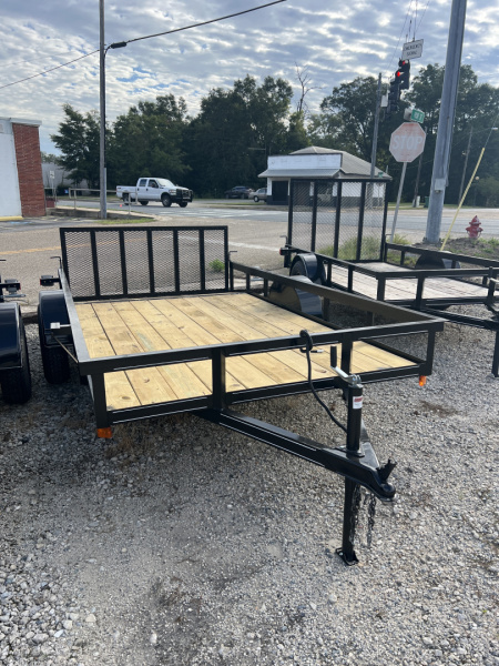 New 2025 P & T 6X12AFG DT Utility Trailer