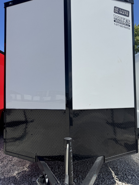 New 2026 CARGO MATE ENCLOSED EHW612SA-24 6X12 SA RAMP DOOR (GVW:2990) WHITE