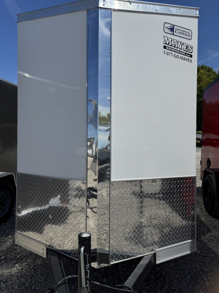 New 2026 CONTINENTAL CARGO ENCLOSED VHW58SA-24 5X8 SA RAMP DOOR (GVW:2990) WHITE