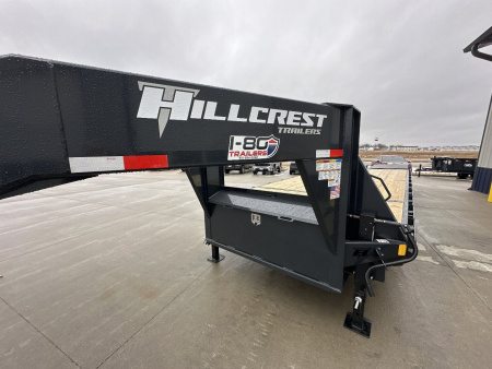 New 2026 Hillcrest 82"x20'+5' 15.9k Gooseneck Deckover Trailer