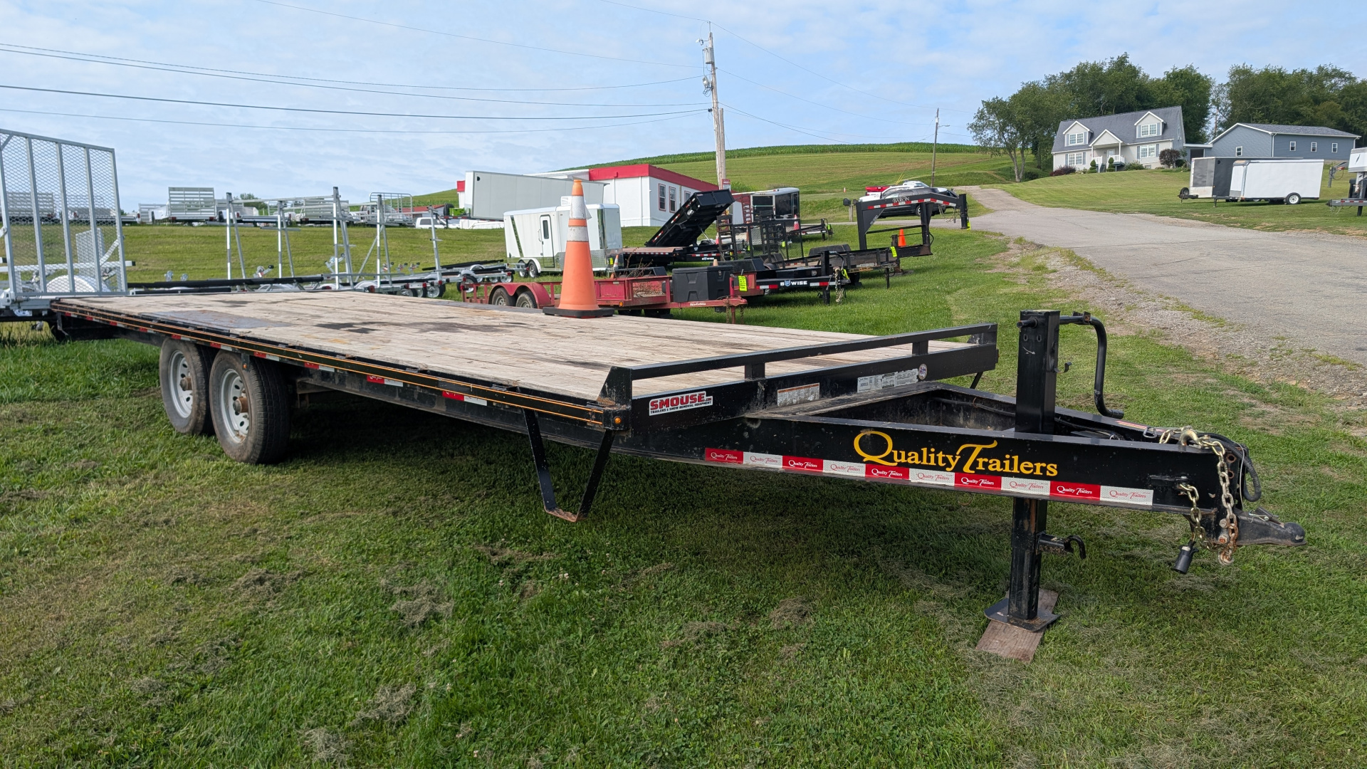 Used 2023 Quality 20' GENERAL DUTY  Deckover Tagalong w/ No Dove Tail, No Ramps/Hardware