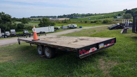 Used 2023 Quality 20' GENERAL DUTY  Deckover Tagalong w/ No Dove Tail, No Ramps/Hardware