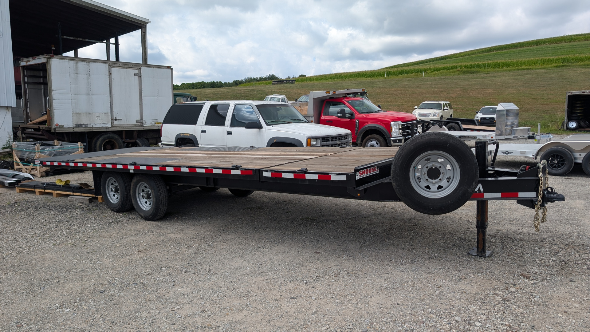 Used 2021 CAM Superline 24' (4 + 20) HD Deckover Split Tilt Trailer