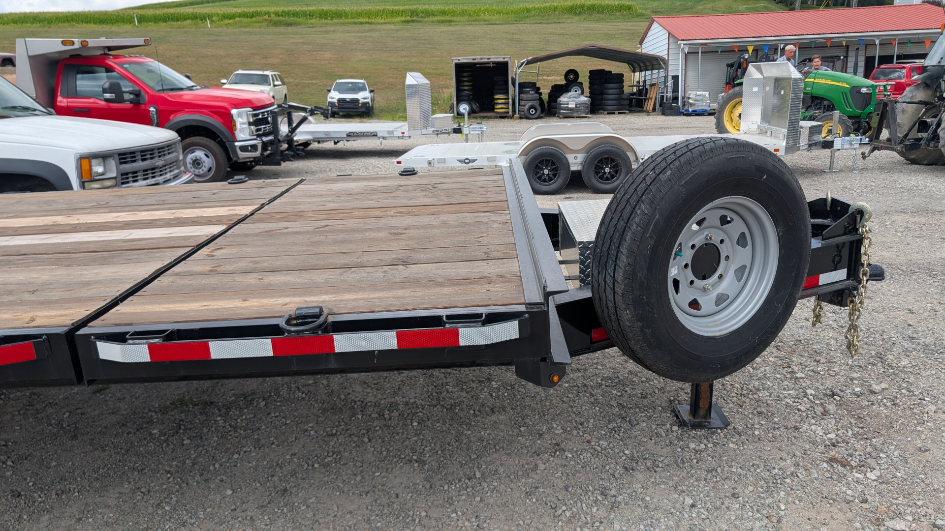 Used 2021 CAM Superline 24' (4 + 20) HD Deckover Split Tilt Trailer