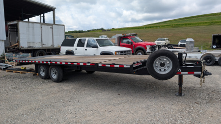 Used 2021 CAM Superline 24' (4 + 20) HD Deckover Split Tilt Trailer