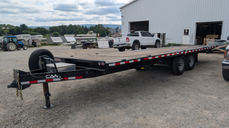 Used 2021 CAM Superline 24' (4 + 20) HD Deckover Split Tilt Trailer