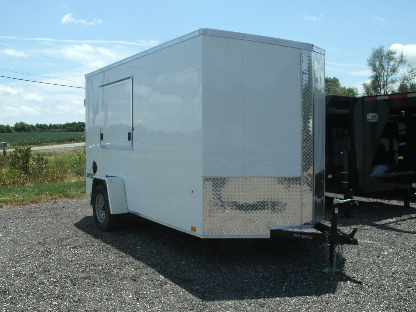 New 2026 Pace American 6 x 12 Concession Journey SE Flat Top Sloped V-Nose Enclosed Cargo Trailer 3K Concession