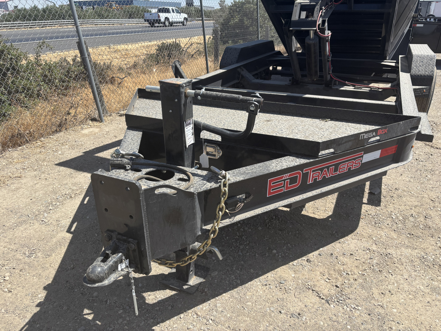 New 2025 ED 7'x14'x4 Bumper Pull Roff Dump Trailer