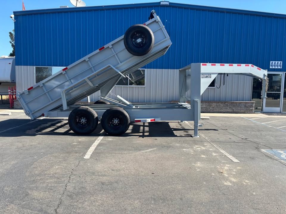 New 2026 TRU Gooseneck Dump Trailer 14K GVWR