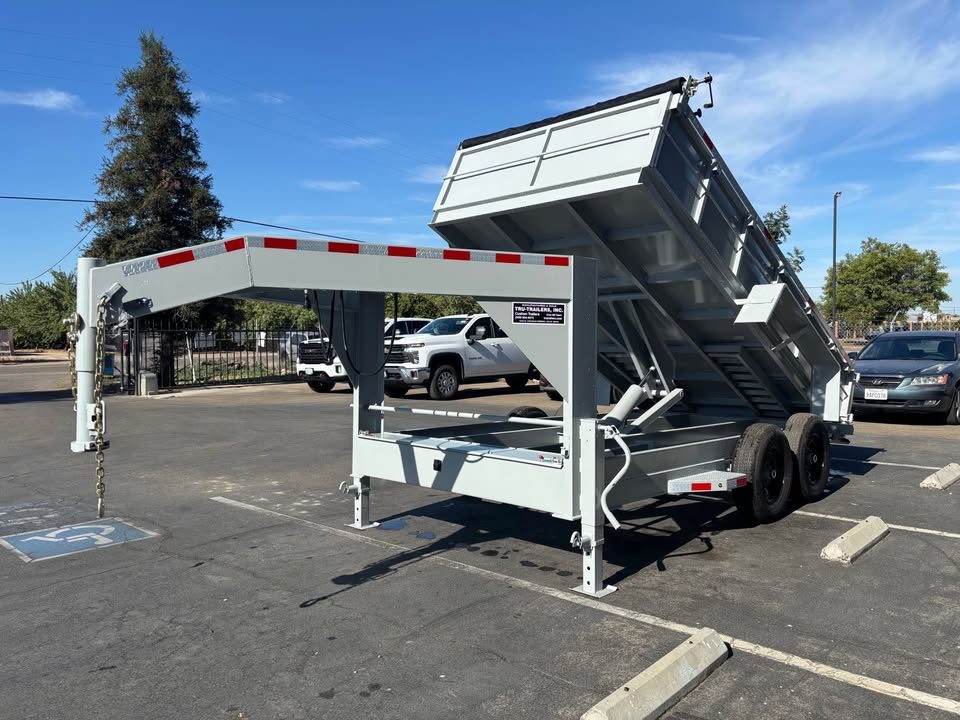 New 2026 TRU Gooseneck Dump Trailer 14K GVWR