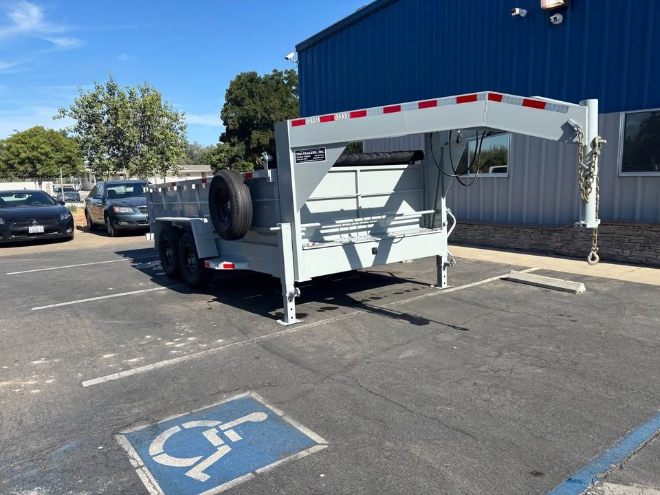 New 2026 TRU Gooseneck Dump Trailer 14K GVWR