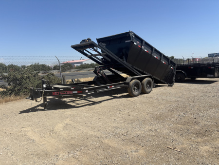 New 2025 ED 7'x14'x4 Bumper Pull Roff Dump Trailer