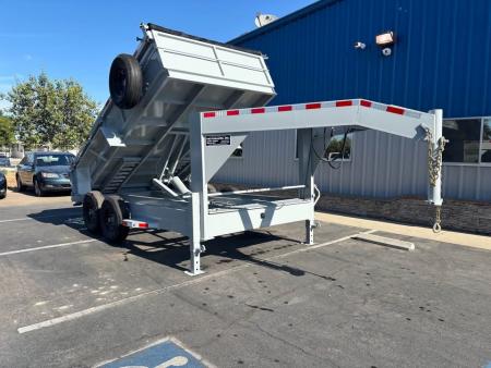 New 2026 TRU Gooseneck Dump Trailer 14K GVWR