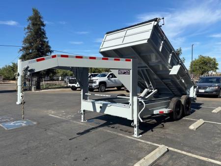 New 2026 TRU Gooseneck Dump Trailer 14K GVWR