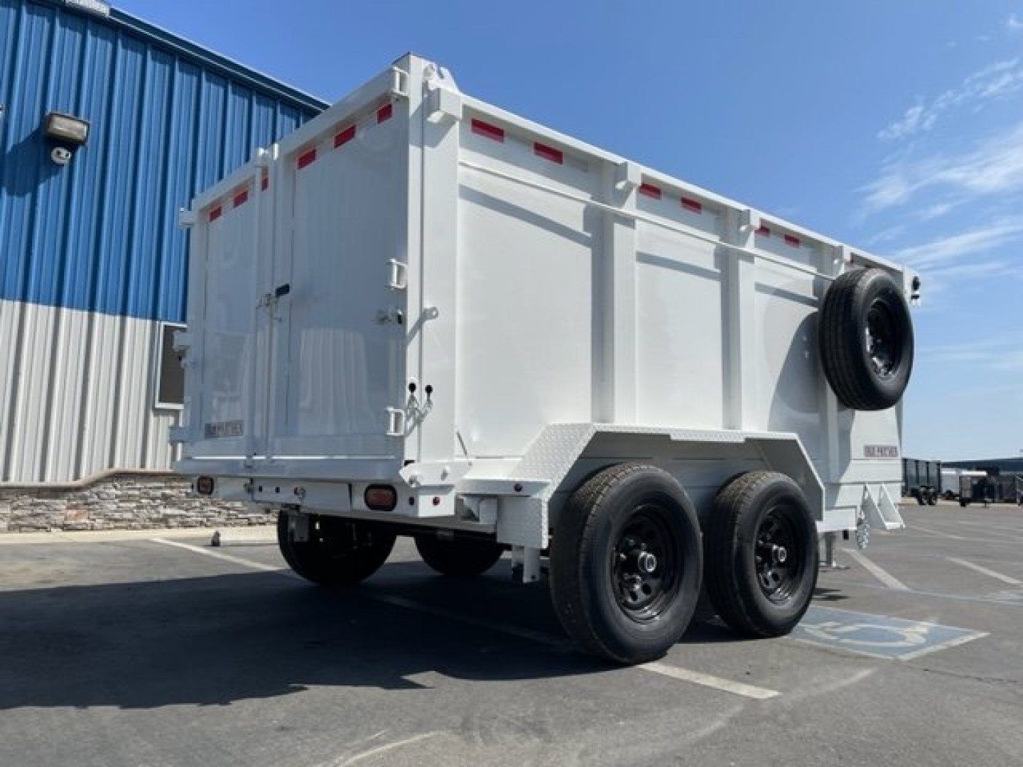 New 2025 Iron Panther 7'x12'x4' Dump Trailer 14k