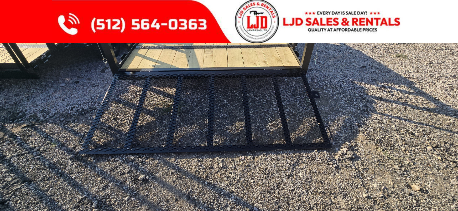 New 2025 Tiger - Utility Trailer 77x14 - Brakes - 7K GVWR