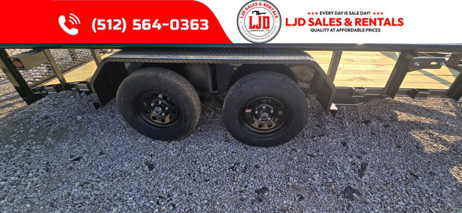New 2025 Tiger - Utility Trailer 83x14 - Brakes - 7K GVWR