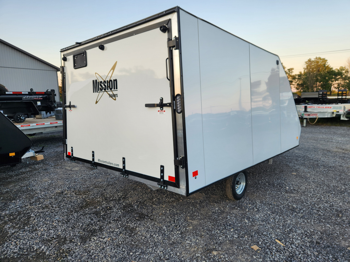 New 2026 Mission MFS101X13 Snowmobile Trailer