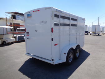 Used 2017 Titan Trailers *Primo 2H SL * 2-Horse Slant Load Horse Trailer