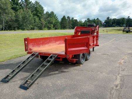 New 2024 Midsota HV 16'x82" Gooseneck Dump Trailer