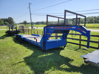 Used 2021 MAXX-D 83 X 30 TRIPLE AXLE GN GRAVITY Tilt Trailer