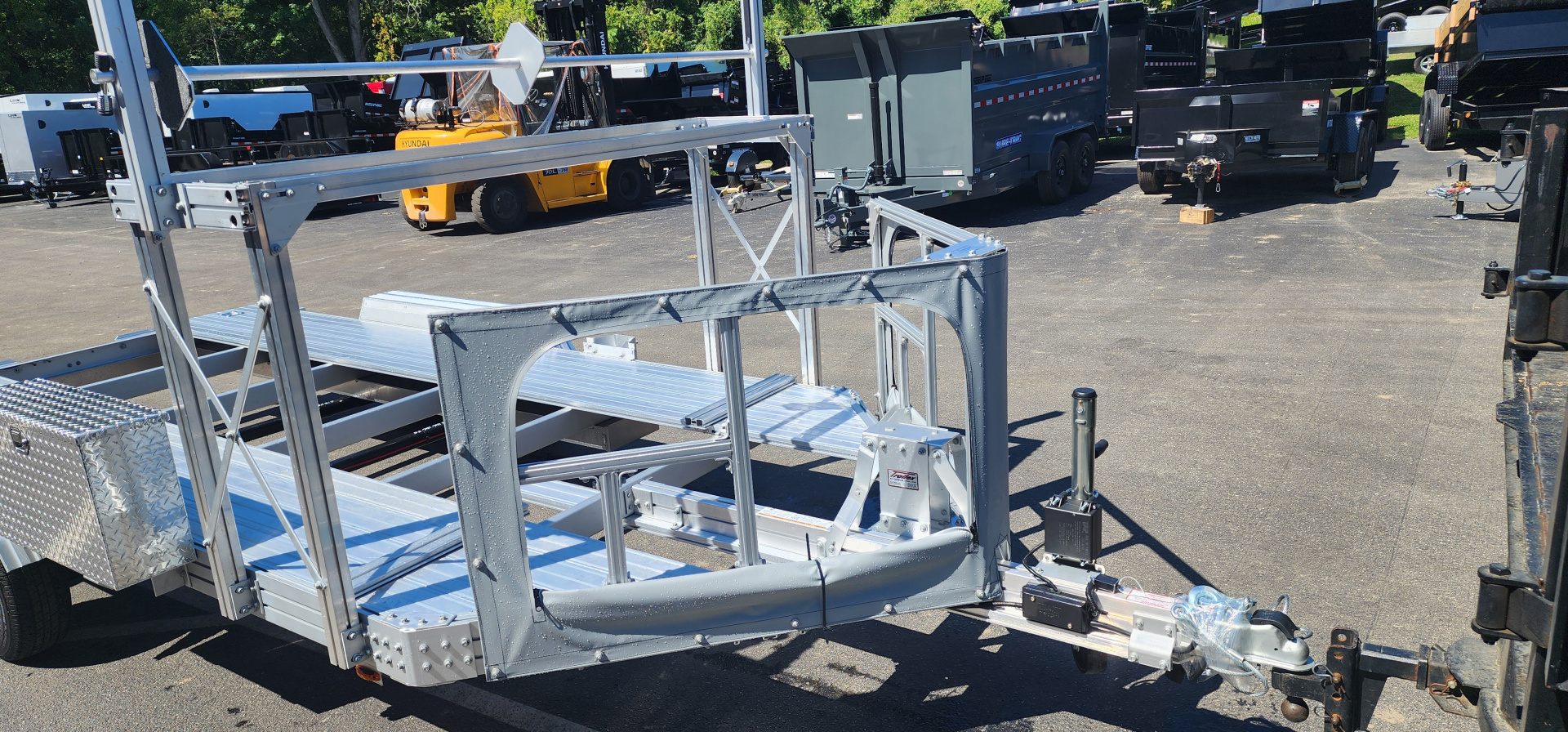 New 7 x 14'-2" Trailex CT-8455EB "HYPERCAR" Car / Racing Trailer 7k **84" between fenders