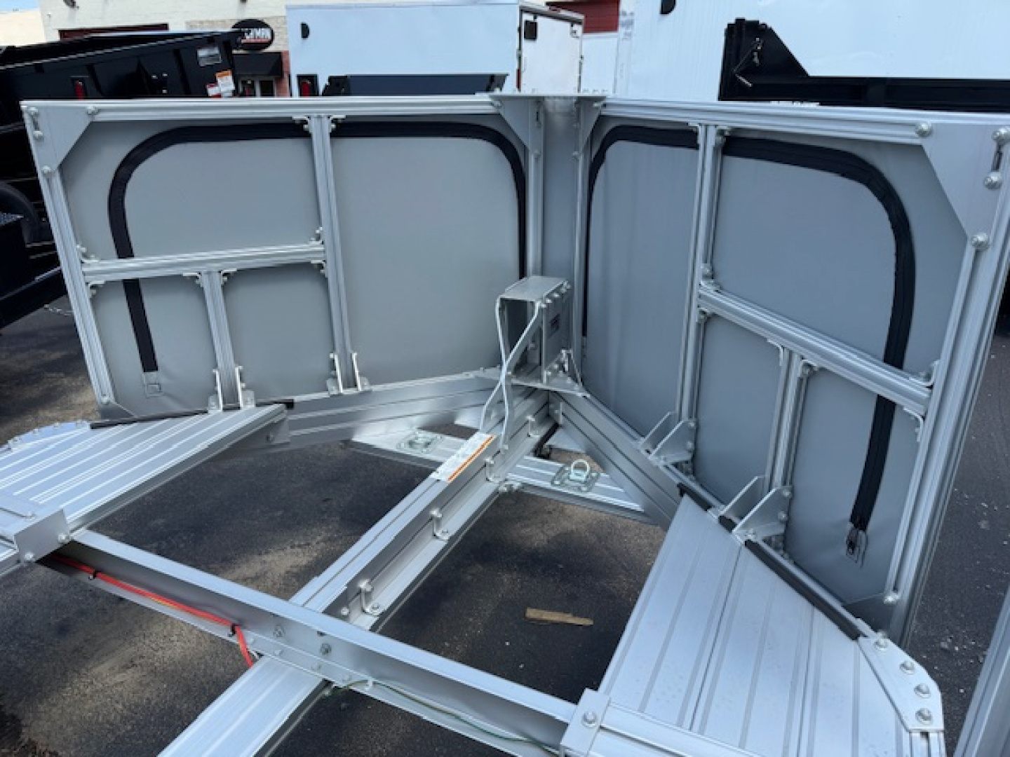 New 7 x 14'-2" Trailex CT-8455EB "HYPERCAR" Car / Racing Trailer 7k **84" between fenders