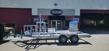 New 7 x 14'-2" Trailex CT-8455EB "HYPERCAR" Car / Racing Trailer 7k **84" between fenders