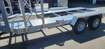 New 7 x 14'-2" Trailex CT-8455EB "HYPERCAR" Car / Racing Trailer 7k **84" between fenders