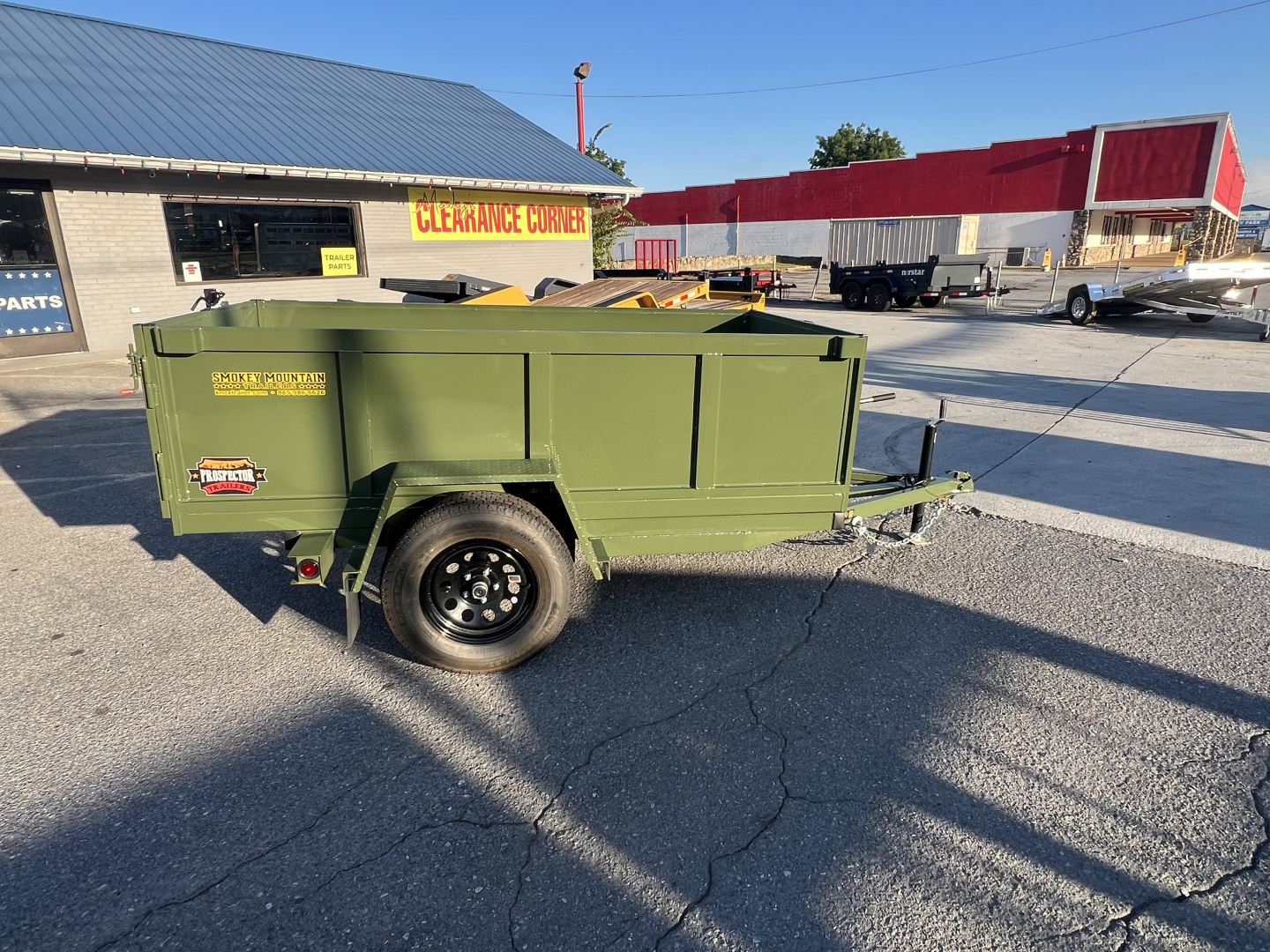 New 2025 Covered Wagon Trailers 4X8 DUMP Dump Trailer