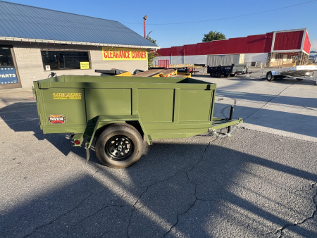 New 2025 Covered Wagon Trailers 4X8 DUMP Dump Trailer