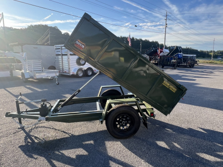 New 2025 Covered Wagon Trailers 4X8 DUMP Dump Trailer