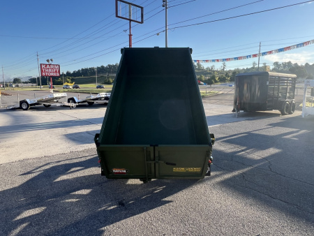 New 2025 Covered Wagon Trailers 4X8 DUMP Dump Trailer