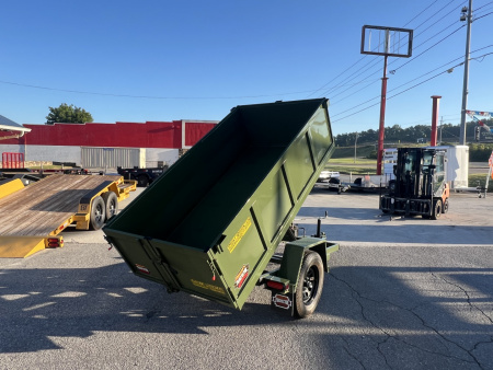 New 2025 Covered Wagon Trailers 4X8 DUMP Dump Trailer