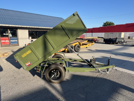 New 2025 Covered Wagon Trailers 4X8 DUMP Dump Trailer