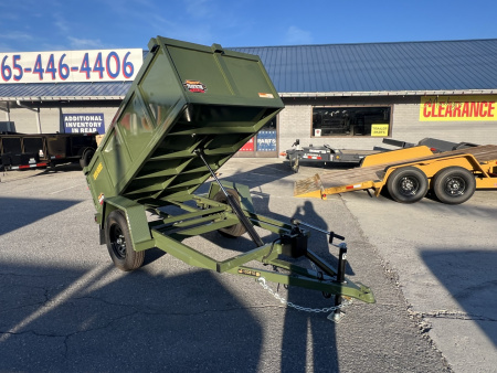 New 2025 Covered Wagon Trailers 4X8 DUMP Dump Trailer