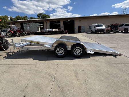 New 2026 Aluma Trailers 8216-TILT Aluminum Car Hauler - 7000# GVWR