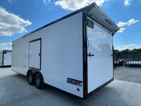 New 2026 HAULMARK HEAT 8'6" X 24' TANDEM (2) 5200lb AXLE ENCLOSED RACE CAR HAULER