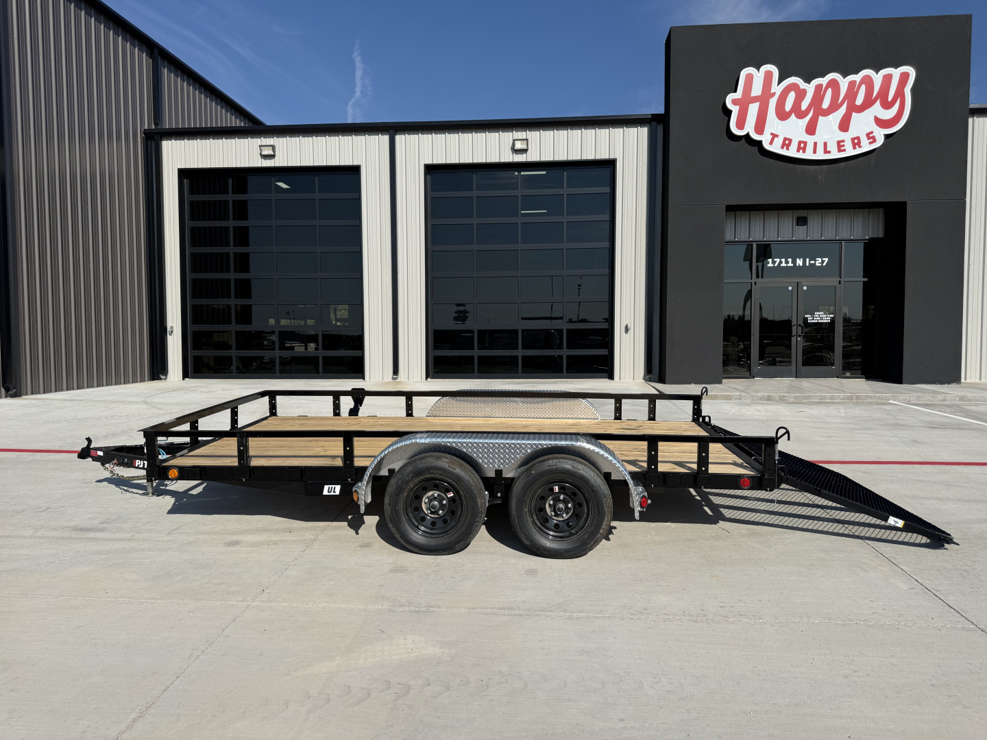 New 2026 PJ 83"x14' Tandem Axle Utility Trailer - UL