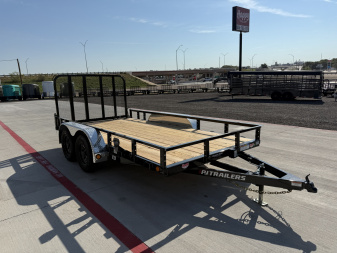 New 2026 PJ 83"x14' Tandem Axle Utility Trailer - UL