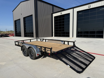 New 2026 PJ 83"x14' Tandem Axle Utility Trailer - UL