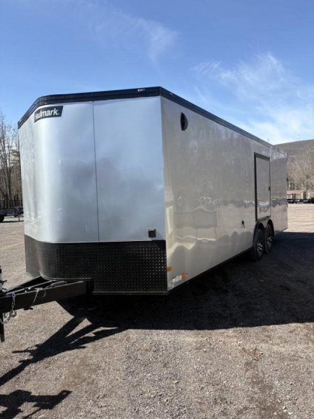 New 2025 Haulmark 8.5x24 HEAT w/ Escape Door, Rear Spoiler & Blackout Package Car / Racing Trailer