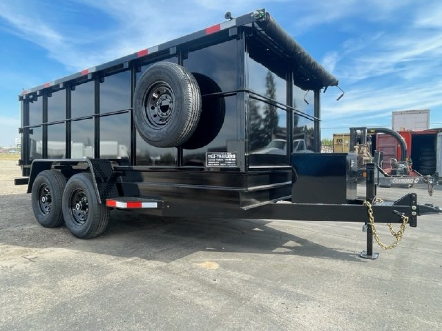 New 2025 Tru 7'x14'x4' Dump Trailer 14k