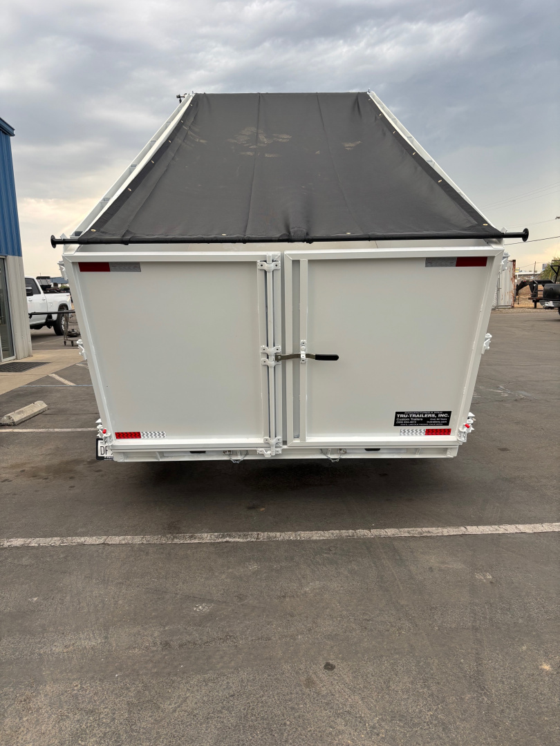 New 2025 Tru 7'x16'x4' Bumper Pull Dump Trailer 14k