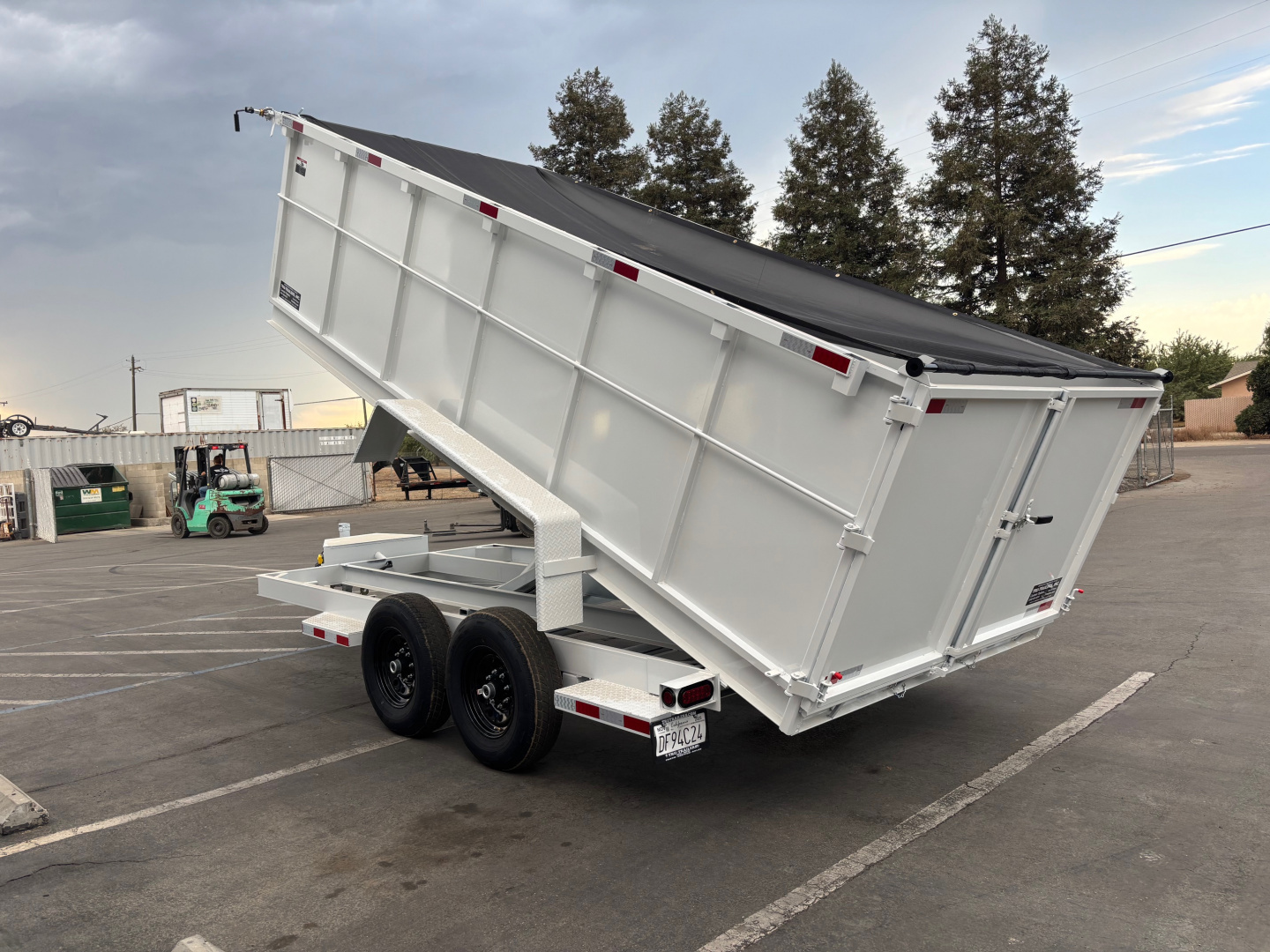 New 2025 Tru 7'x16'x4' Bumper Pull Dump Trailer 14k