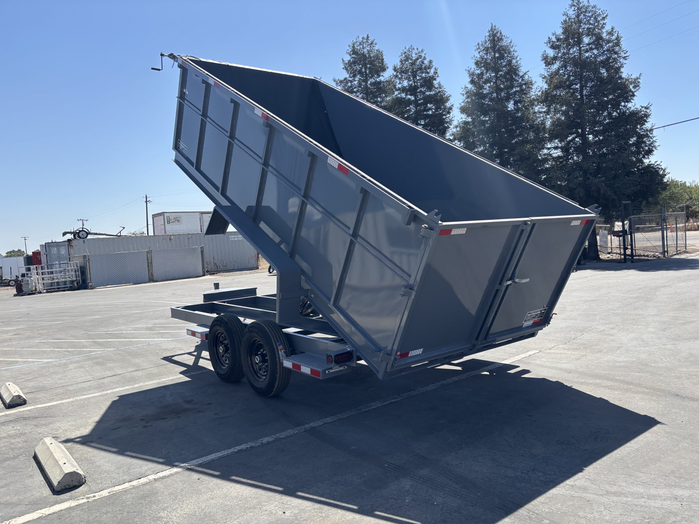 New 2025 Tru 7'x16'x4' Bumper Pull Dump Trailer 14k